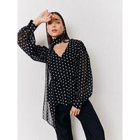 In The Style Polka Dot Blouse - Multi