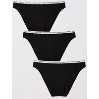 Tommy Hilfiger 3 Pack Waistband Logo Brief-Black