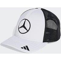 Adidas Mens Mercedes Trucker Cap -White