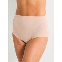 Calvin Klein Stay Put Mesh Sculpted Firm Mesh Brief - Beige