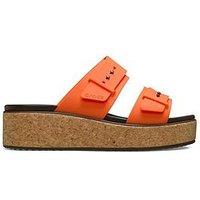 Crocs Brooklyn Cork Buckle - Orange