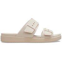 Crocs Brooklyn Buckle Flat Sandal - Pink