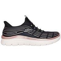 Skechers Mesh Bungee Glitter 3D Print Integrated Slip-Ins W/Air-Cooled Mf