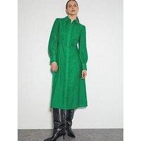 Monsoon Laila Shirt Dress - Green