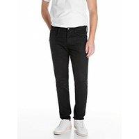Replay Double Pocket Denim Jacket - Black
