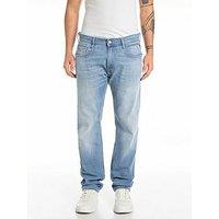 Replay Rocco Comfort Straight Fit Jeans- Dark Blue