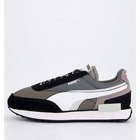 Puma Men'S Future Rider Double Two Trainers - Grey/Black