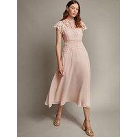 Monsoon Monica Maxi Dress - Light Pink