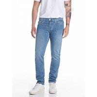 Replay Grover Slim Straight Fit Jeans - Blue