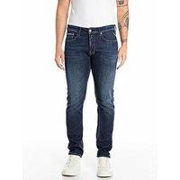 Replay Grover Slim Straight Fit Jeans - Dark Blue