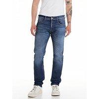 Replay Rocco Straight Fit Jeans - Dark Blue