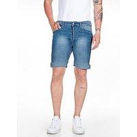 Replay 981 Denim Shorts- Midi Wash