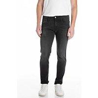 Replay Anbass C-Stretch Slim Fit Jeans- Dark Grey