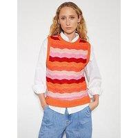 Monsoon Sasha Stripe Tank - Pink