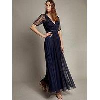 Monsoon Ellie Maxi Dress - Navy