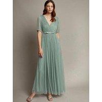 Monsoon Ellie Maxi Dress Sage - Green