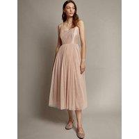Monsoon Alice Midi Dress - Pink