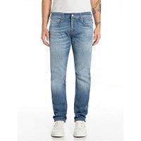 Replay Grover Regular Straight Fit Jeans - Dark Blue