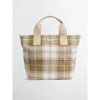 Barbour Maisy Tartan Tote Bag - Beige