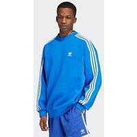 Adidas Originals Men'S Adicolor Oversized Crew Sweatshirt - Blue