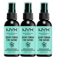 Nyx Professional Makeup Nyx Professional Makeup, Makeup Setting Spray - Dewy (Pack Of 3)