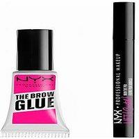 Nyx Professional Makeup Brow Glue, Instant Brow Styler, Laminated Brow Look, Clear & Lift And Snatch Brow Tint Pen, Smudge-Proof, Transfer-Proof, Espresso