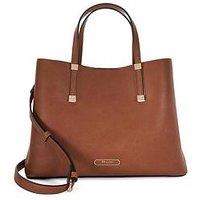 Dune London Dorry Branded Hardware Tote Bag - Tan