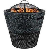 Streetwize Mgo Round Firepit/Bbq With Log Storage