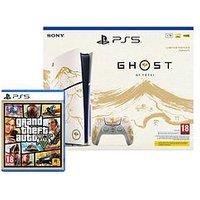 Playstation 5 Disc Console &Ndash; Ghost Of Yotei Gold Limited Edition Bundle & Grand Theft Auto V