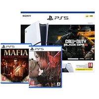 Playstation 5 Disc Console Call Of Duty: Black Ops 6 Bundle With Mafia: The Old Country & Death Stranding 2: On The Beach
