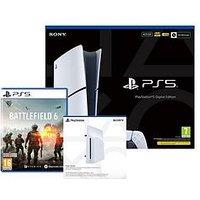 Playstation 5 Digital Edition &Ndash; 825Gb With Battlefield 6 & Disc Drive