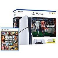 Playstation Disc Console 1Tb - Ea Sports Fc 26 Bundle & Grand Theft Auto V