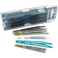 Makita 10 Assorted Piece Jigsaw Blade Set For Wood, Metal & Laminates