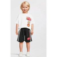 Disney Cars Boys 2 Piece T-Shirt And Short Pyjama Set - Blue