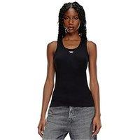 Diesel T-Anky-D Small Logo Vest Top - Black