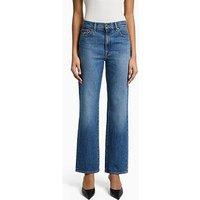 7 For All Mankind Logan Stovepipe Jasper Jeans - Mid Wash