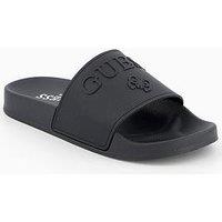 Guess Beach Sliders - Black