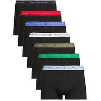 Tommy Hilfiger 7 Pack Contrast Waistband Trunks - Multi