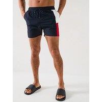 Tommy Hilfiger Medium Drawstring Swim Shorts - Navy