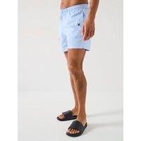 Tommy Hilfiger Medium Drawstring Swim Shorts - Light Blue
