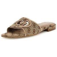 Guess Tarishae 4G Logo Slip On Sandal