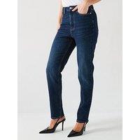 V By Very Slim Fit High Waist Jeans - Dark Wash