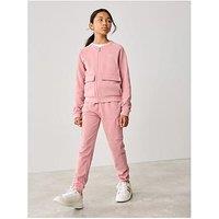 Ted Baker Girls 3 Piece Bomber Jacket Set - Pink