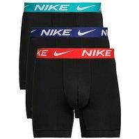 Nike Nike Mens 3 Pack Boxer Briefs - Black