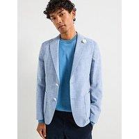Boss C-Hanry-252 Patch Pocket Blazer - Light Blue