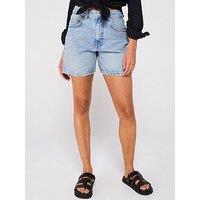 V By Very Easy Denim Shorts - Mid Wash