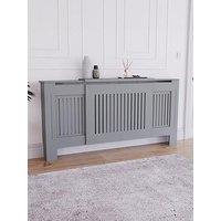Vida Designs Chelsea Adjustable Radiator Cover - Olive Grey