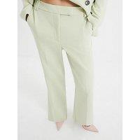 River Island Slim Flare Trouser - Green