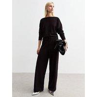 New Look Black Soft Touch Long Batwing Sleeve Top
