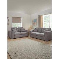 Very Home Seoul 3 + 2 Seater Fabric Sofa Set (Buy & Save!) - Fsc Certified